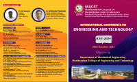 International Conference on Engineering and Technology ICET-2024 International Conference Poster
